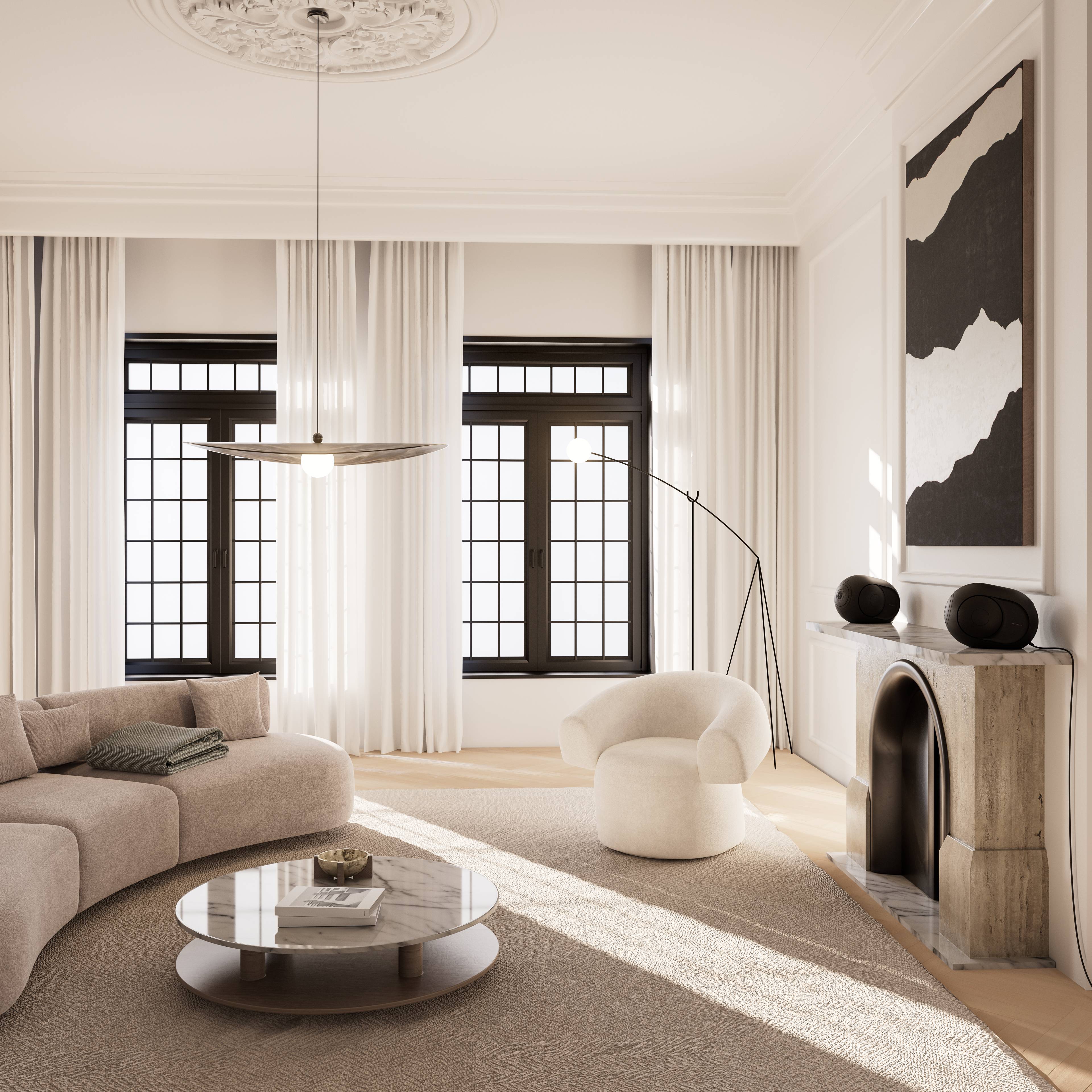 Phantom I 103 dB Black Matte Stereo - High-end speaker