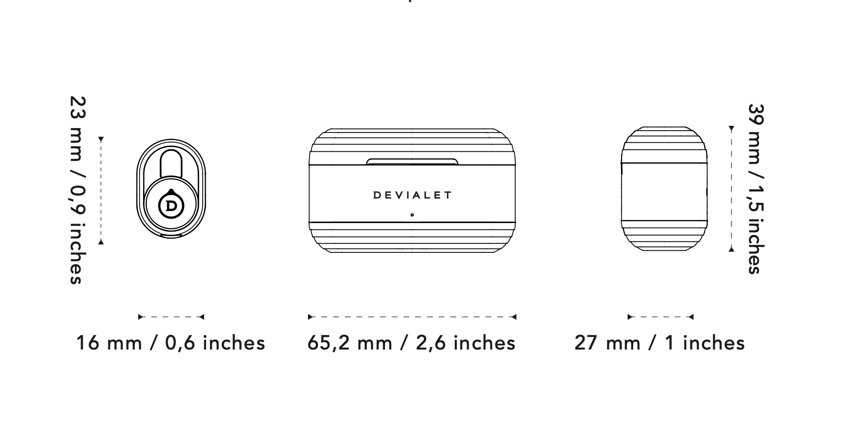 devialet gemini ii opéra de paris Devialet Gemini II Opéra de Paris - Golden Wireless Earbuds