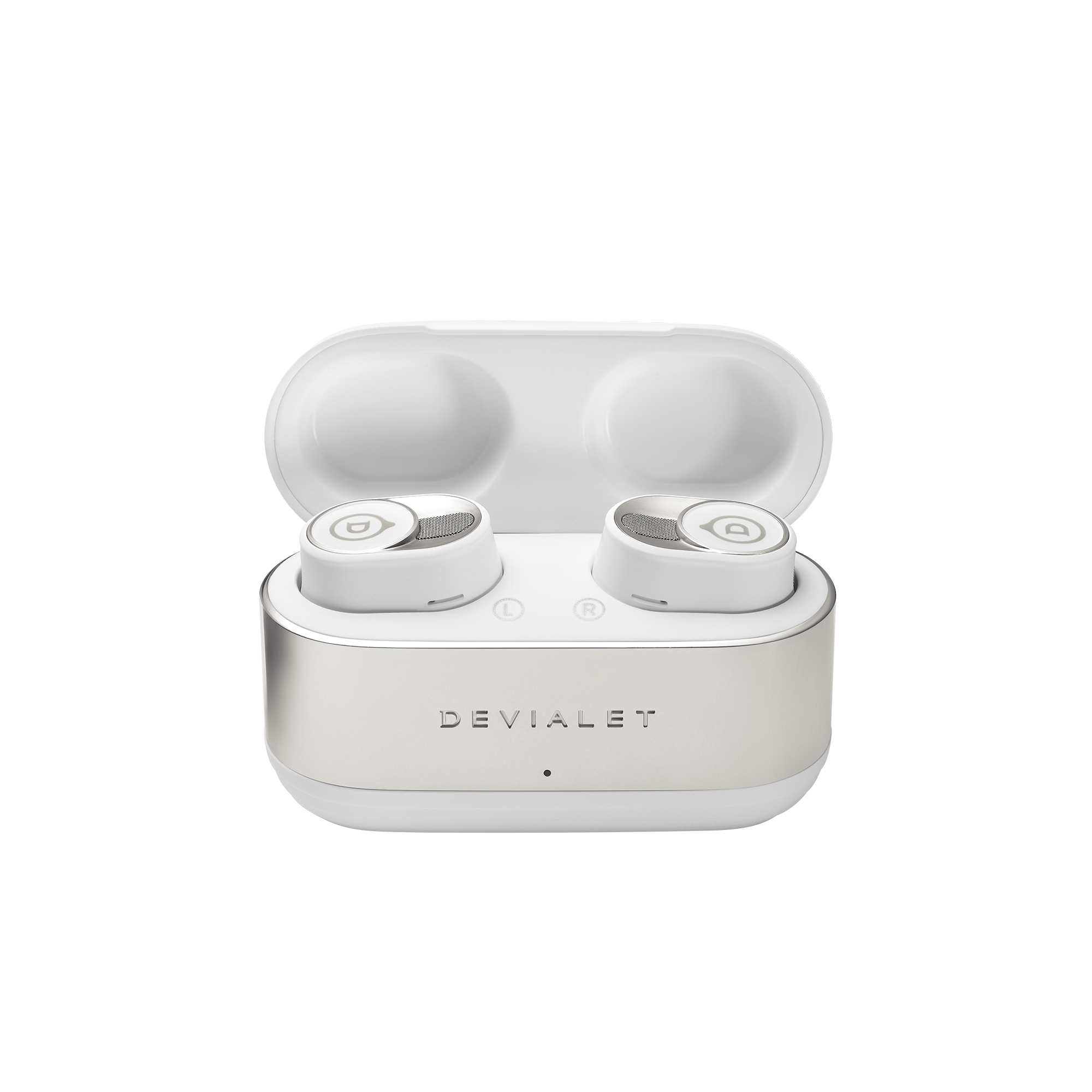 【美品】DEVIALET Gemini II - Iconic White Devialet Gemini II White - Luxury Wireless Earbuds