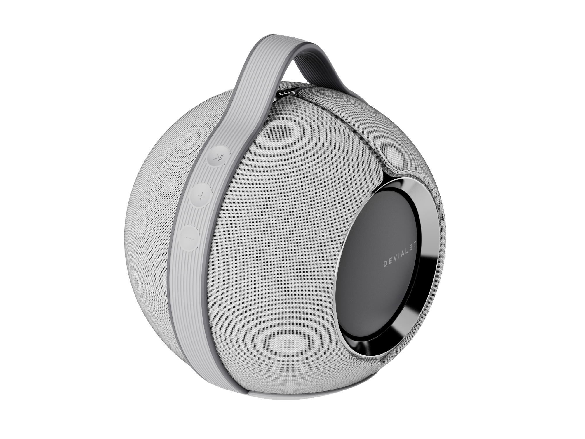 【美品】DEVIALET Mania Light Grey Mania Devialet Mania - Portable High-Fidelity Speaker - Light Grey