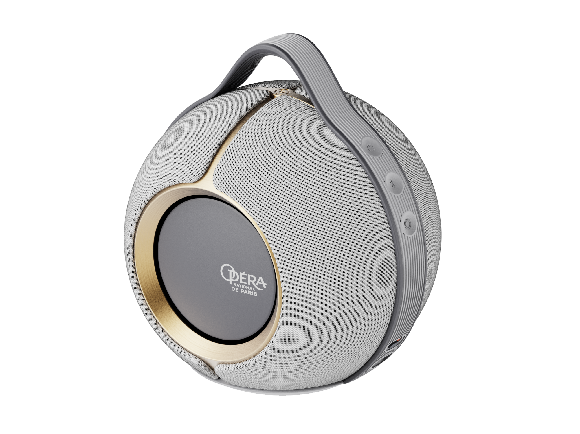 Opera ワイヤレススピーカー 球形 グレー　ゴールドDEVIALET Devialet Mania Opéra de Paris - Portable Hi-Fi Speaker