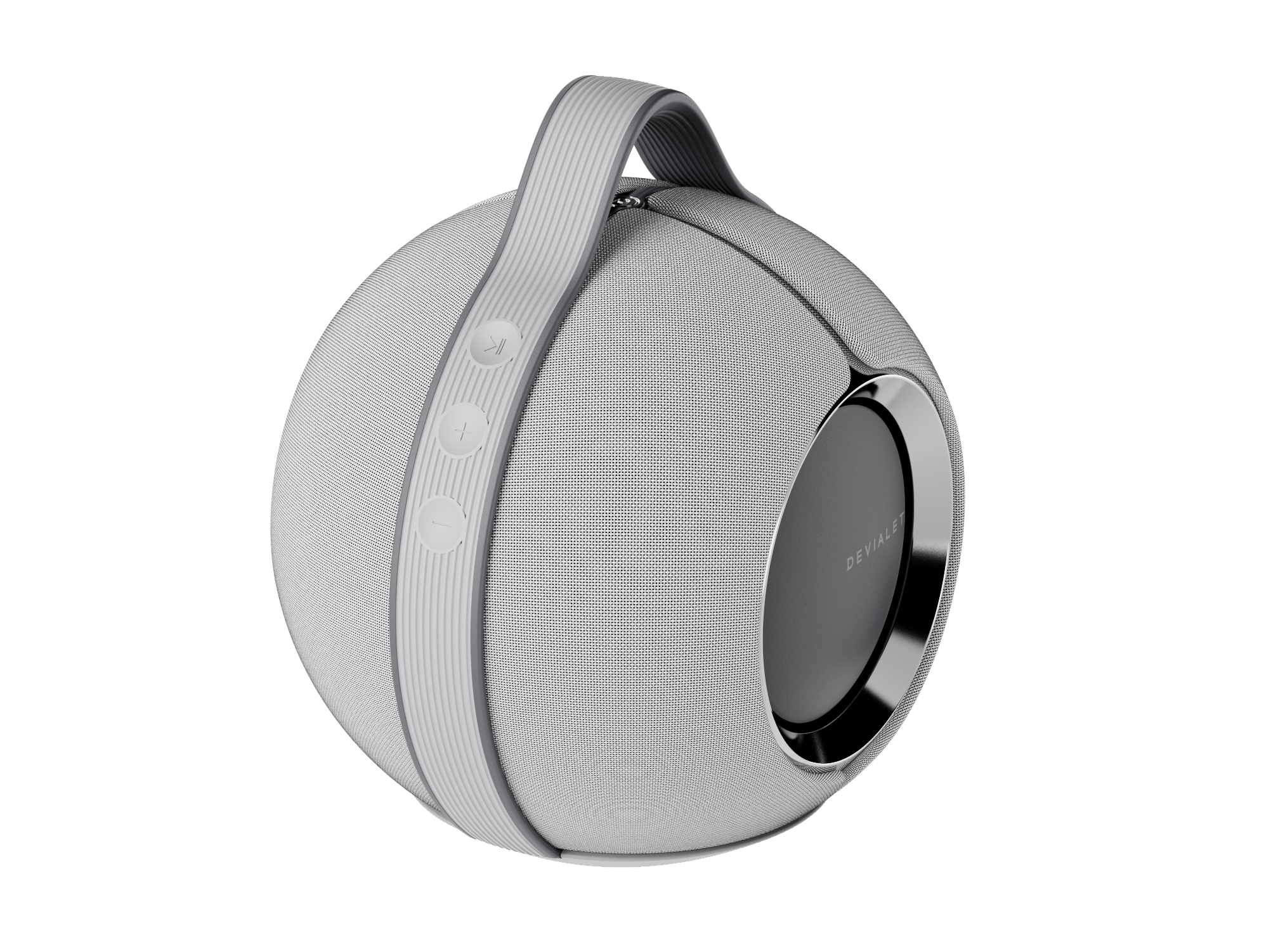 【美品】DEVIALET Mania Light Grey Mania Devialet Mania - Portable High-Fidelity Speaker - Light Grey