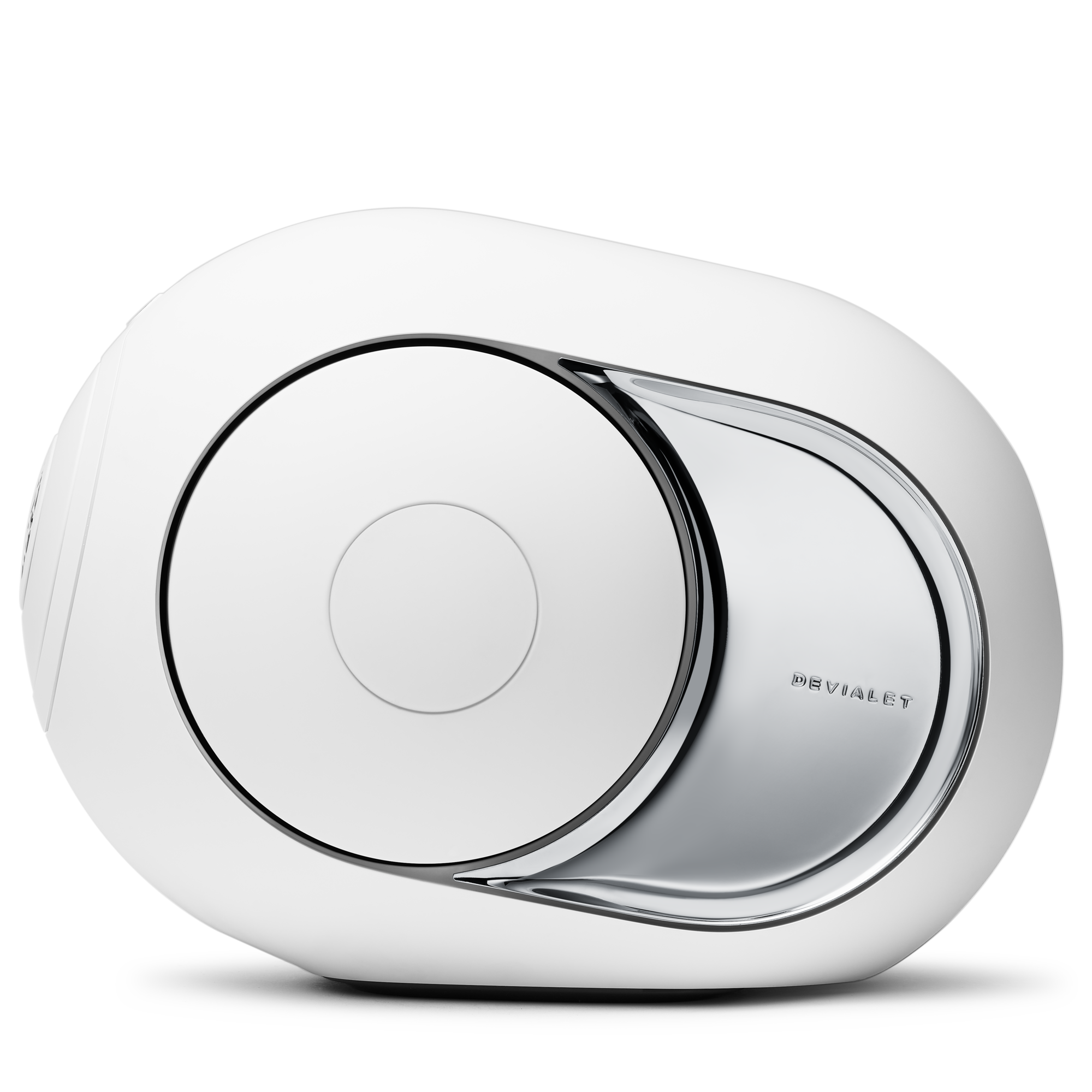 スピーカー・ウーファー Devialet Phantom 1 103db light chrome Phantom I 103 dB Light Chrome - High-end wireless speaker