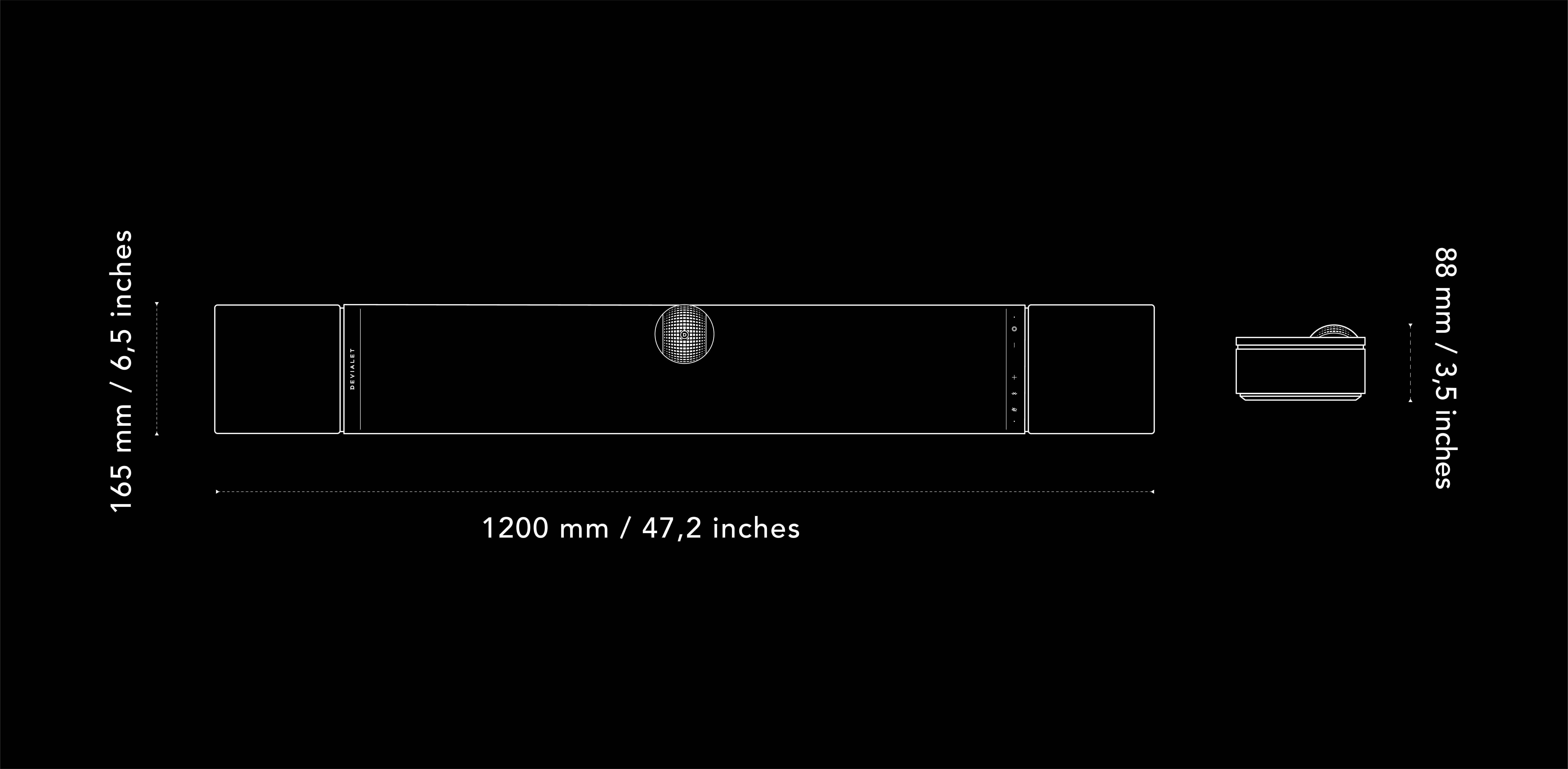 Devialet Dione Dolby Atmos 5.1.2 サウンドバー Devialet Dione - High-End Dolby Atmos 5.1.2 Soundbar