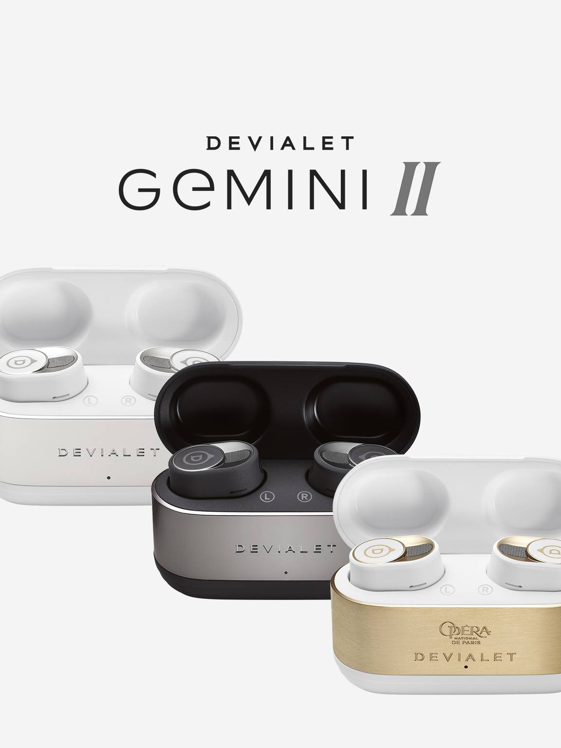 Devialet Gemini II - Écouteurs sans fil haut de gamme