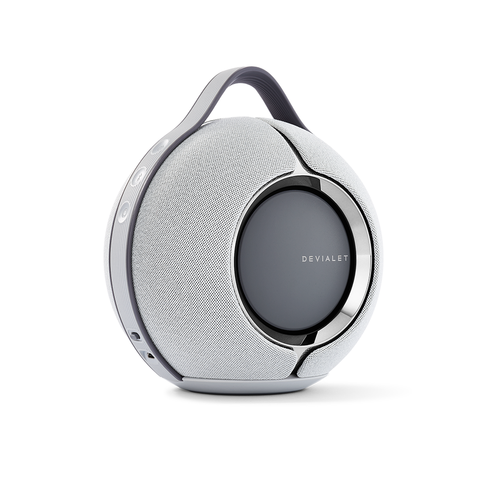 Opera ワイヤレススピーカー 球形 グレー　ゴールドDEVIALET Devialet Mania - ポータブル ハイフィデリティ スピーカー - ライトグレー