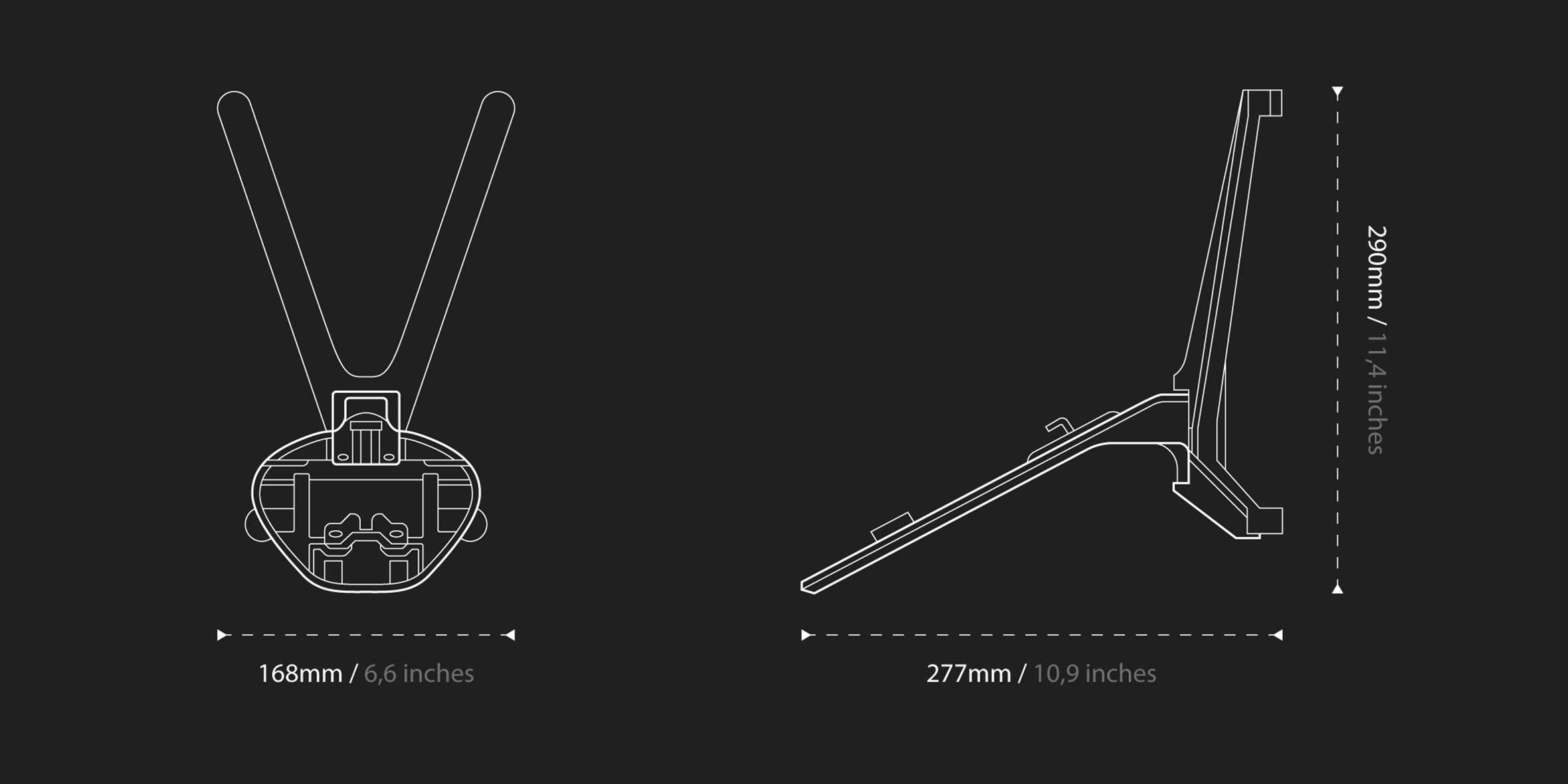 Gecko - Phantom Ultimate 108 dB用ウォールマウント