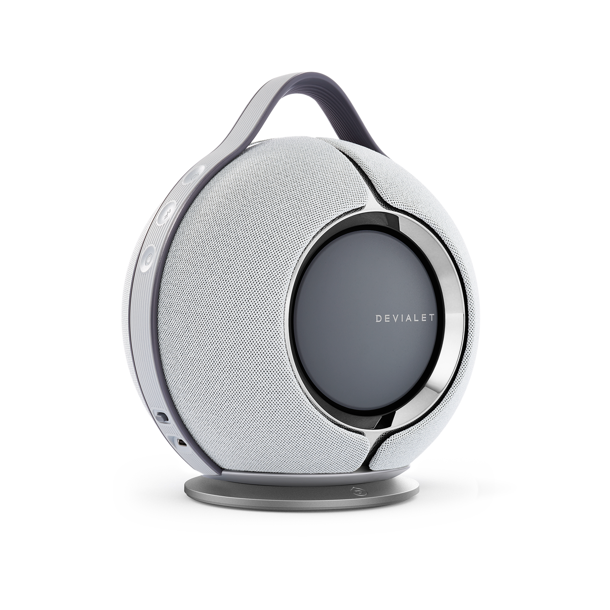 Bluetooth スピーカー ライトグレー 1個 Devialet Mania - ポータブル ハイフィデリティ スピーカー - ライトグレー