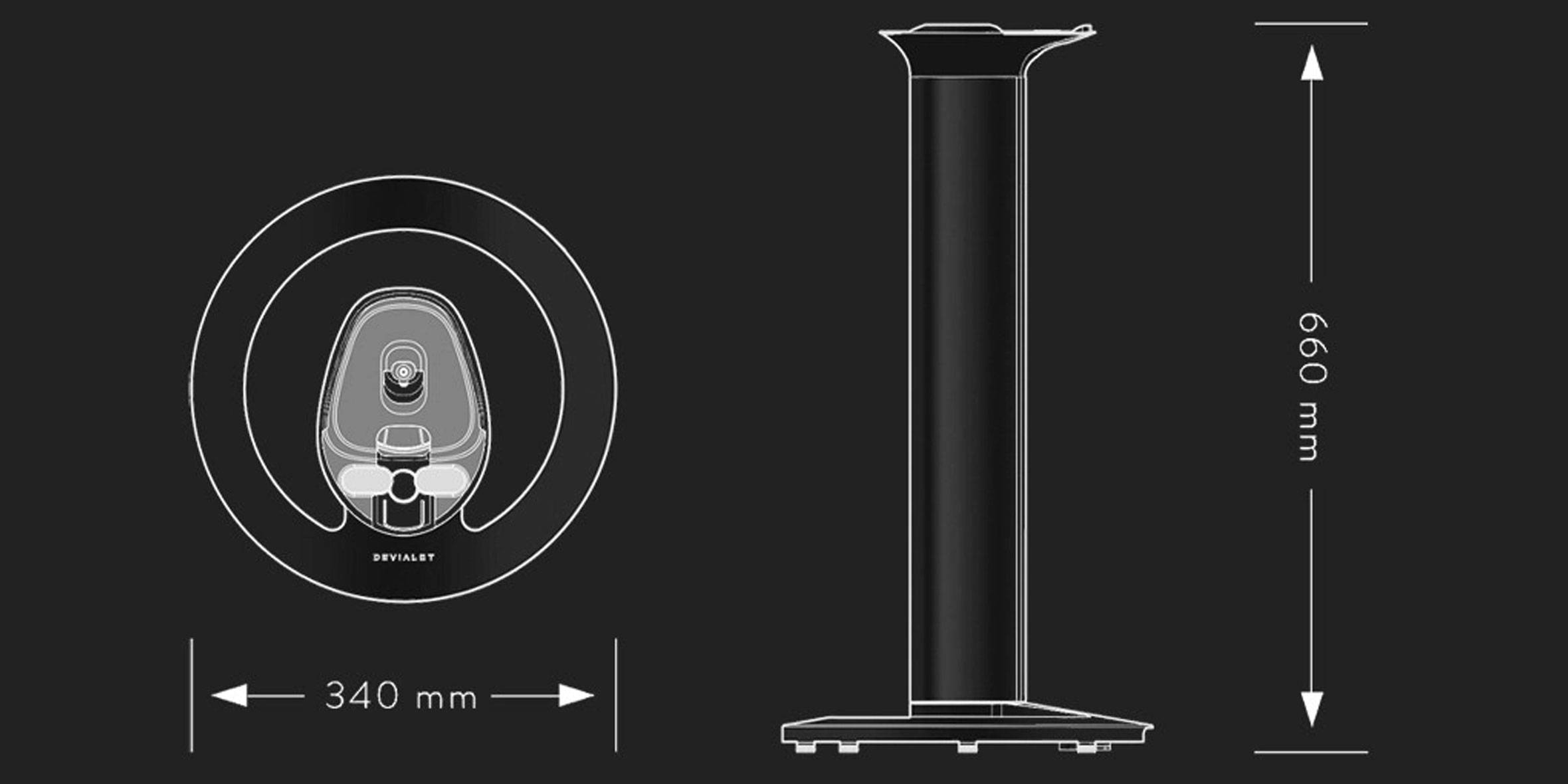 Devialet Black Tree - Phantom I's smart stand